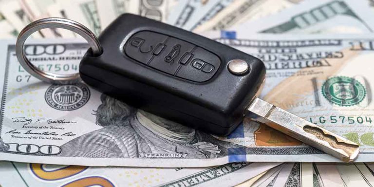 Car Key and Money