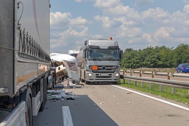 Car and Truck accident case